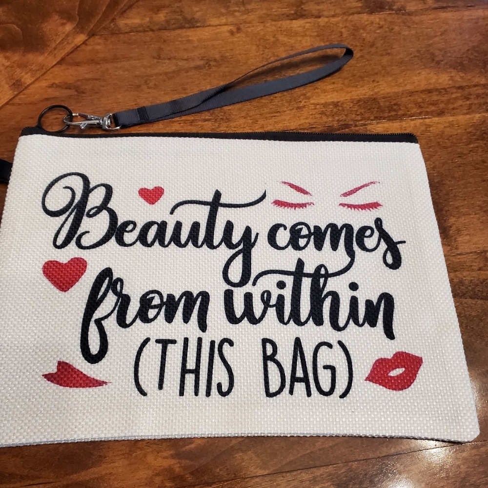 Beauty comes from within Makeup Bag - Picture 3 of 8